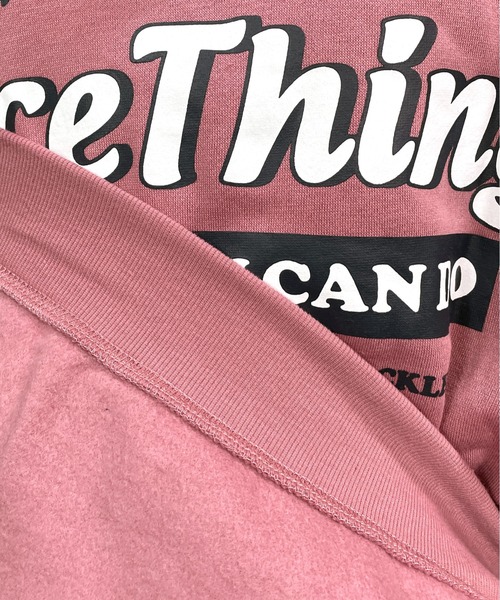 GGD（ジージーディー）の「バックプリント裏起毛90sレトロロゴパーカー（パーカー・レディース・グリーン/ブラック/ピンク/グレー・M/LL/L）」の10枚目の写真