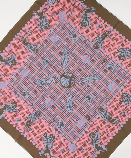 BEAVER（ビーバー）の「One Ear Brand/ワンイヤーブランド PurrfectSpace バンダナ（バンダナ/スカーフ・レディース・グリーン/ラベンダー・FREE）」の3枚目の写真