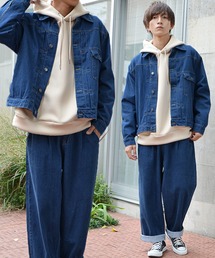 ワイドパンツ&Gジャンタイプ セットアップデニム 10oz