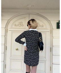 epine（エピヌ）の「lace collar flower onepiece（ワンピース）」 - WEAR epine square neck flower onepiece