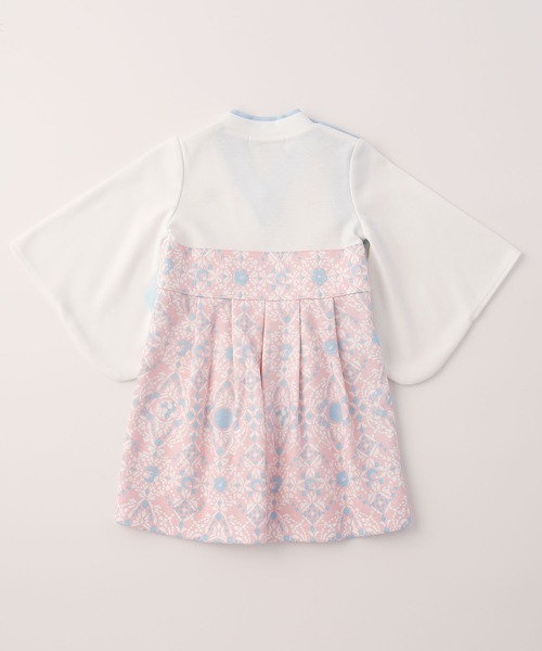 D.fesense（ディーフェセンス）の「袴ロンパースGIRL２（ロンパース・キッズ・ピンク/サックスブルー・70-80cm/60-70cm）」の5枚目の写真