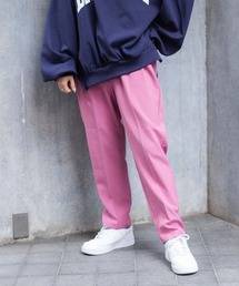 WEGO/センタープレステーパードパンツ