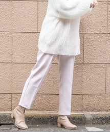 WEGO/センタープレステーパードパンツ