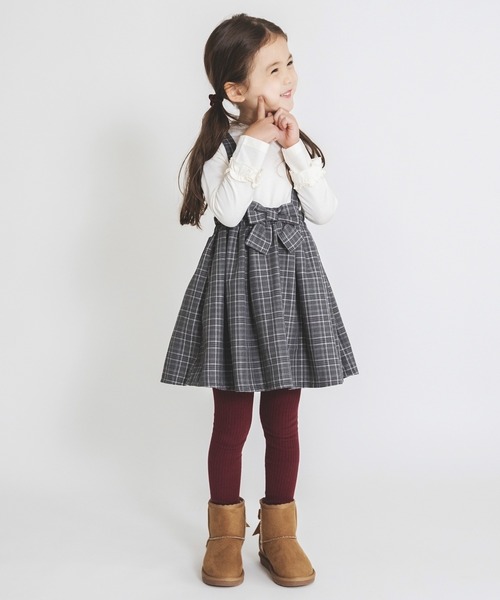 BRANSHES（ブランシェス）の「バックリボンブーツ（ブーツ・キッズ・ブラック/グレー/ピンク/キャメル・15.0cm/16.0cm/17.0cm/18.0cm/19.0cm/14.0cm）」の15枚目の写真