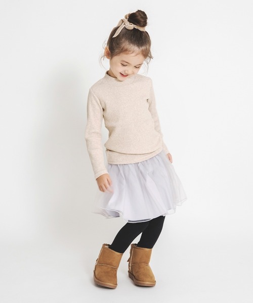 BRANSHES（ブランシェス）の「バックリボンブーツ（ブーツ・キッズ・ブラック/グレー/ピンク/キャメル・15.0cm/16.0cm/17.0cm/18.0cm/19.0cm/14.0cm）」の6枚目の写真