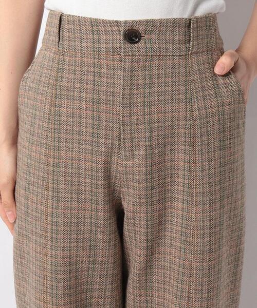 soeur(スール)の「【soeur】チェック柄ワイドパンツ(その他パンツ・レディース・Beige・1)」の7枚目の写真