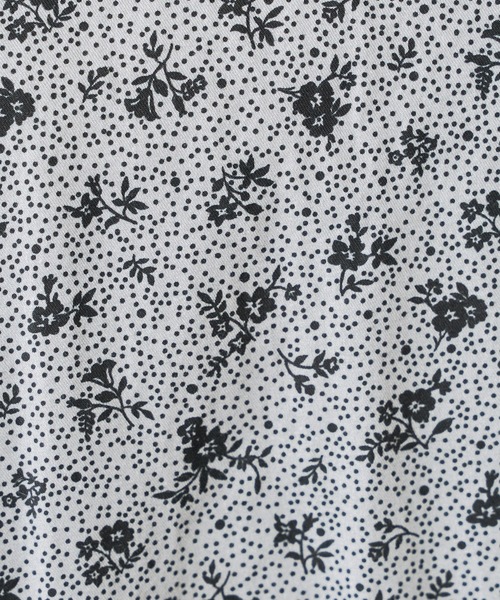 PUAL CE CIN（ピュアルセシン）の「水玉小花柄プリントワンピース（ワンピース・レディース・グレー/グレイッシュベージュ・FREE）」の17枚目の写真