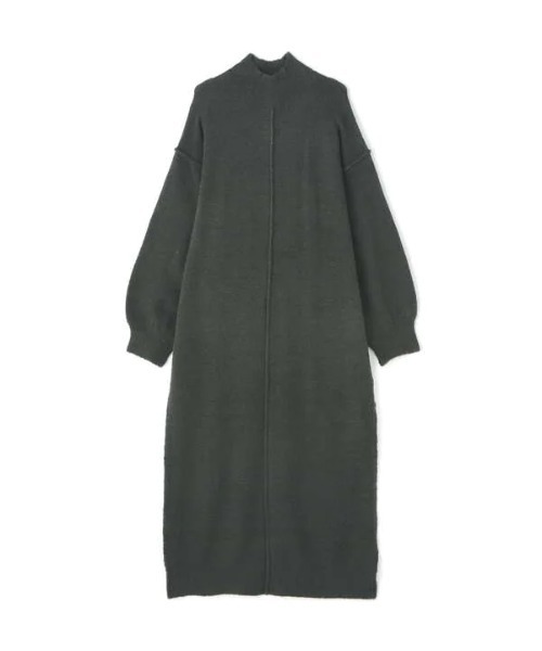 N.(N. Natural Beauty Basic)(エヌエヌナチュラルビューティーベーシック)の「◆ブークレストレッチニットワンピース(ワンピース・レディース・チャコールグレー/ライトグリーン/モカ・MEDIUM)」の18枚目の写真