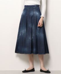 SKIRT /PANEL SKIRT /DARK WASH /0221