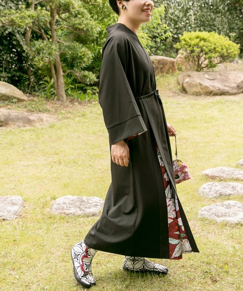 カヤ（カヤ）の「【カヤ】裏勝り着物ならいワンピース（ワンピース・レディース・グレー/ピンク系その他/ブラック・FREE）」の16枚目の写真