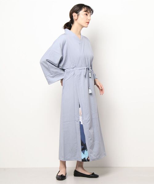 カヤ（カヤ）の「【カヤ】裏勝り着物ならいワンピース（ワンピース・レディース・グレー/ピンク系その他/ブラック・FREE）」の5枚目の写真