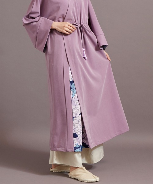 カヤ（カヤ）の「【カヤ】裏勝り着物ならいワンピース（ワンピース・レディース・グレー/ピンク系その他/ブラック・FREE）」の21枚目の写真