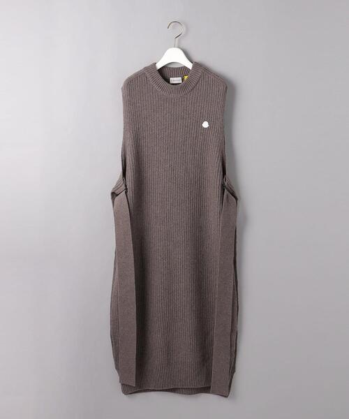 MONCLER(モンクレール)の「<4 MONCLER HYKE(4 モンクレール ハイク)>ニット ドレス ■■■(ワンピース・レディース・ベージュ・XS)」の1枚目の写真