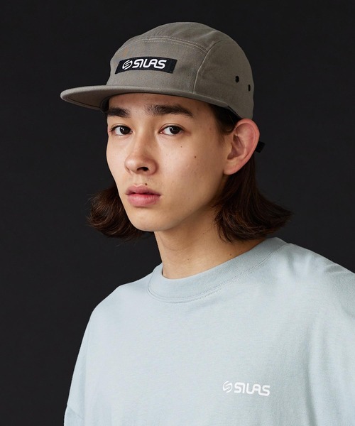 SILAS（サイラス）の「OLD LOGO JET CAP　サイラスオールドロゴジェットキャップ　メンズ　レディース（キャップ・メンズ・ベージュ/ネイビー/カモフラージュ/チャコールグレー/ブラック・ONE SIZE）」の3枚目の写真