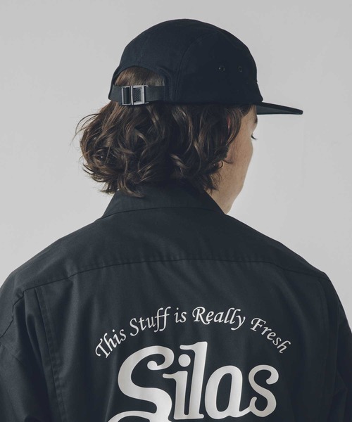 SILAS（サイラス）の「OLD LOGO JET CAP　サイラスオールドロゴジェットキャップ　メンズ　レディース（キャップ・メンズ・ベージュ/ネイビー/カモフラージュ/チャコールグレー/ブラック・ONE SIZE）」の15枚目の写真