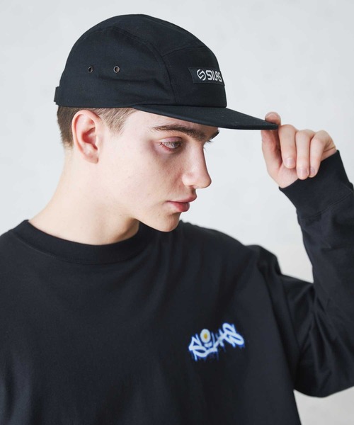 SILAS（サイラス）の「OLD LOGO JET CAP　サイラスオールドロゴジェットキャップ　メンズ　レディース（キャップ・メンズ・ベージュ/ネイビー/カモフラージュ/チャコールグレー/ブラック・ONE SIZE）」の9枚目の写真