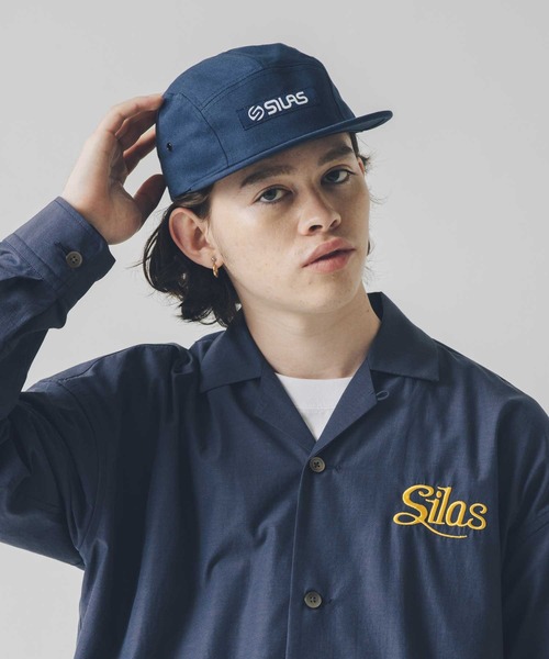 SILAS（サイラス）の「OLD LOGO JET CAP　サイラスオールドロゴジェットキャップ　メンズ　レディース（キャップ・メンズ・ベージュ/ネイビー/カモフラージュ/チャコールグレー/ブラック・ONE SIZE）」の7枚目の写真