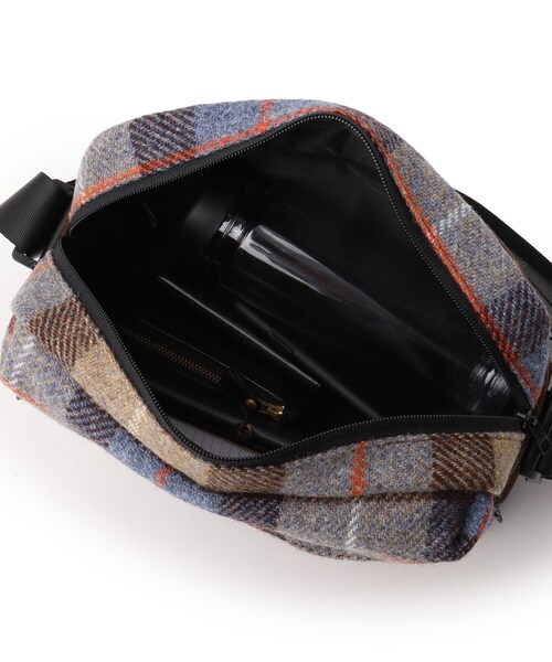 HARRIS TWEED(ハリスツイード)の「◆Harris Tweed ハリス ツィード スクエアフォルム ショルダーバッグ(ショルダーバッグ・レディース・チャコールグレー/ブラック/ベージュ・99)」の12枚目の写真