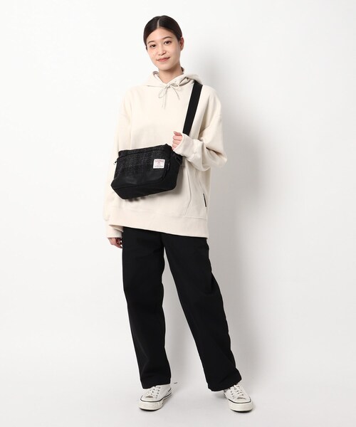 HARRIS TWEED(ハリスツイード)の「◆Harris Tweed ハリス ツィード スクエアフォルム ショルダーバッグ(ショルダーバッグ・レディース・チャコールグレー/ブラック/ベージュ・99)」の10枚目の写真