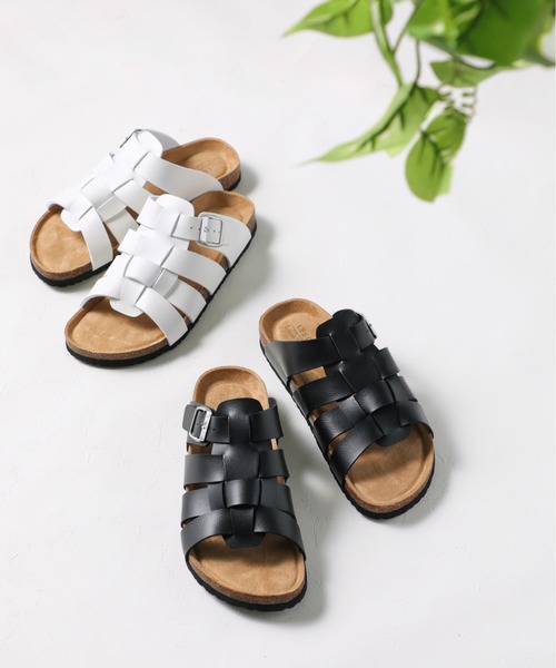 LUGG NAGG（ラグナグ）の「メッシュベルトフットベットサンダル（サンダル・レディース・ブラック/ブラウン/オフホワイト・23.0cm/24.0cm/25.0cm/26.0cm/27.0cm/28.0cm）」の3枚目の写真