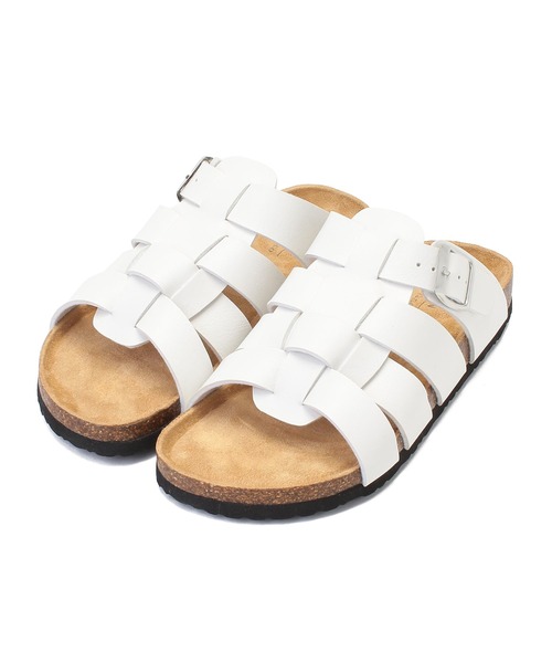 LUGG NAGG（ラグナグ）の「メッシュベルトフットベットサンダル（サンダル・レディース・ブラック/ブラウン/オフホワイト・23.0cm/24.0cm/25.0cm/26.0cm/27.0cm/28.0cm）」の4枚目の写真