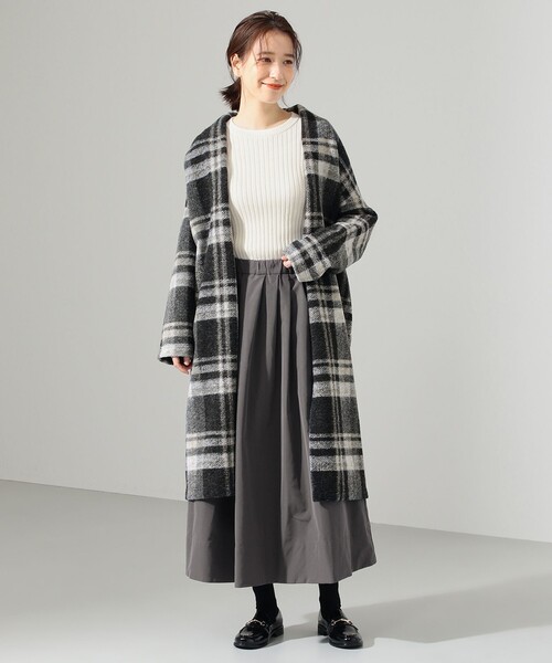 SHARE PARK（シェアパーク）の「リブクルーネックニット（ニット/セーター・レディース・ブラック系1/アイボリー系/ネイビー系/サックスブルー系・1）」の8枚目の写真