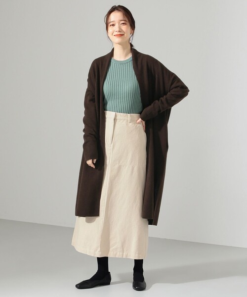 SHARE PARK（シェアパーク）の「リブクルーネックニット（ニット/セーター・レディース・ブラック系1/アイボリー系/ネイビー系/サックスブルー系・1）」の12枚目の写真