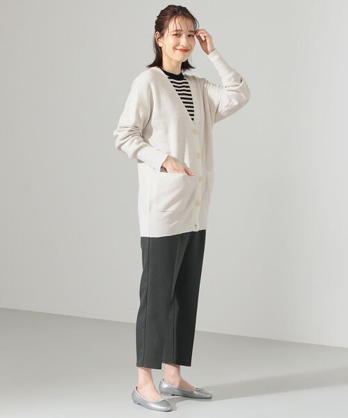 SHARE PARK（シェアパーク）の「リブクルーネックニット（ニット/セーター・レディース・ブラック系1/アイボリー系/ネイビー系/サックスブルー系・1）」の21枚目の写真