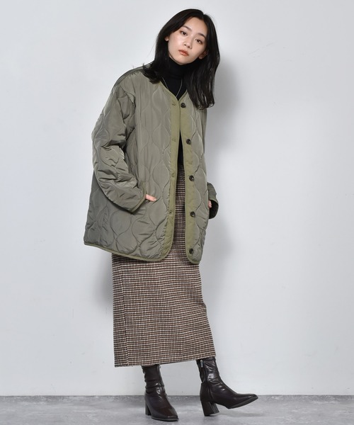 RETRO GIRL（レトロガール）の「スリットナロースカート（スカート・レディース・ブラック/ブラウン系その他/グリーン/ブルー系その他・FREE）」の12枚目の写真