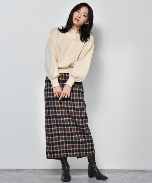 RETRO GIRL（レトロガール）の「スリットナロースカート（スカート・レディース・ブラック/ブラウン系その他/グリーン/ブルー系その他・FREE）」の16枚目の写真