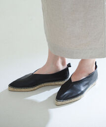 Demi-Luxe BEAMS | TERRA D’ESPARDENYES / レザー エスパドリーユ(その他シューズ)