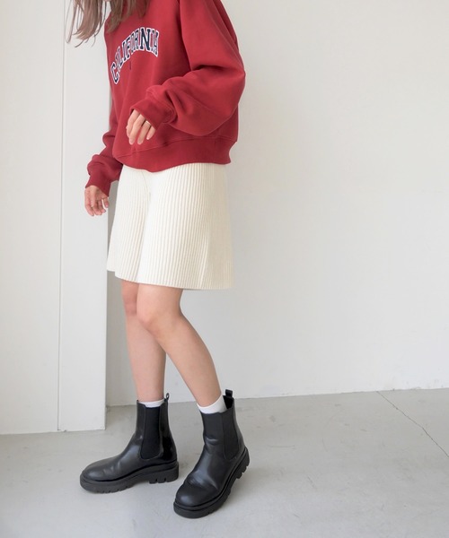 CANAL JEAN(キャナルジーン)の「El mar(エルマール) リブニットset up(セットアップ・レディース・ミント/クリーム・ONE SIZE)」の20枚目の写真