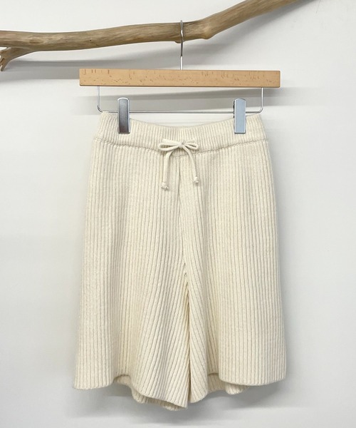 CANAL JEAN(キャナルジーン)の「El mar(エルマール) リブニットset up(セットアップ・レディース・ミント/クリーム・ONE SIZE)」の5枚目の写真