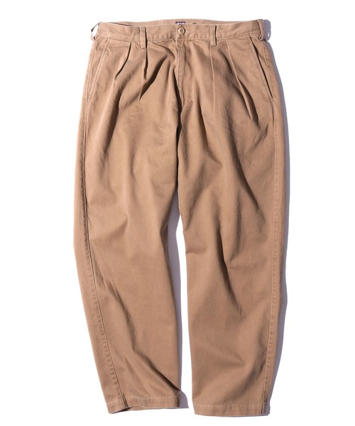 GUNG HO(ガンホー)の「GUNG HO/ガンホー 2TUCK TAPER TROUSERS MOLESKIN 2タックトラウザーパンツ モールスキン(チノパンツ・メンズ・ブラック/オリーブ/カーキ・S/L/M)」の12枚目の写真
