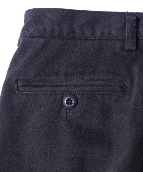 GUNG HO(ガンホー)の「GUNG HO/ガンホー 2TUCK TAPER TROUSERS MOLESKIN 2タックトラウザーパンツ モールスキン(チノパンツ・メンズ・ブラック/オリーブ/カーキ・S/L/M)」の17枚目の写真