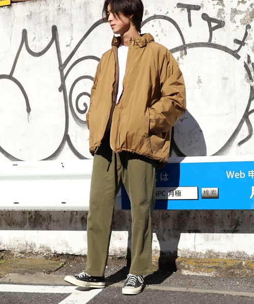 GUNG HO(ガンホー)の「GUNG HO/ガンホー 2TUCK TAPER TROUSERS MOLESKIN 2タックトラウザーパンツ モールスキン(チノパンツ・メンズ・ブラック/オリーブ/カーキ・S/L/M)」の5枚目の写真
