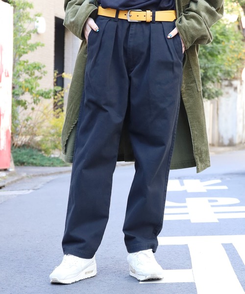 GUNG HO(ガンホー)の「GUNG HO/ガンホー 2TUCK TAPER TROUSERS MOLESKIN 2タックトラウザーパンツ モールスキン(チノパンツ・メンズ・ブラック/オリーブ/カーキ・S/L/M)」の10枚目の写真