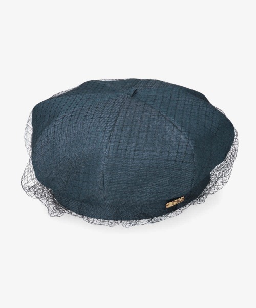 kaorinomori（カオリノモリ）の「カオリノモリ　ロイベレー（ハンチング/ベレー帽・レディース・ネイビー/ブラック・M/57.5cm）」の12枚目の写真