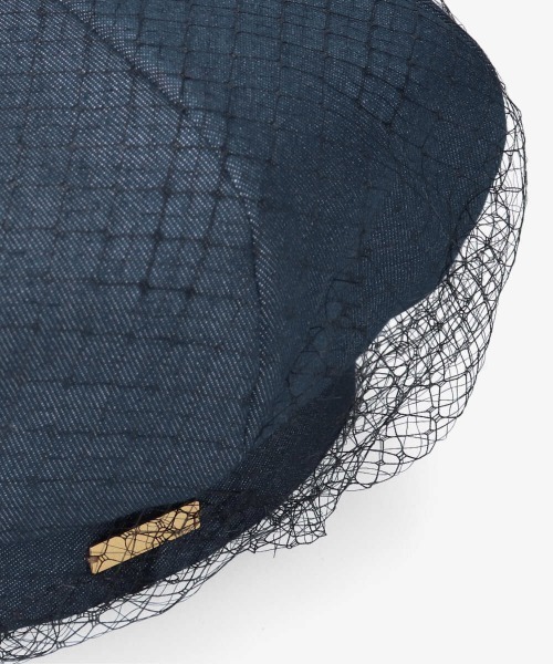 kaorinomori（カオリノモリ）の「カオリノモリ　ロイベレー（ハンチング/ベレー帽・レディース・ネイビー/ブラック・M/57.5cm）」の15枚目の写真