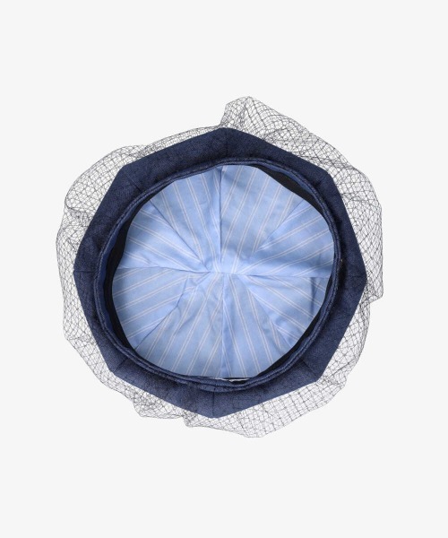 kaorinomori（カオリノモリ）の「カオリノモリ　ロイベレー（ハンチング/ベレー帽・レディース・ネイビー/ブラック・M/57.5cm）」の17枚目の写真