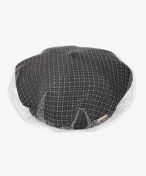 kaorinomori（カオリノモリ）の「カオリノモリ　ロイベレー（ハンチング/ベレー帽・レディース・ネイビー/ブラック・M/57.5cm）」の6枚目の写真