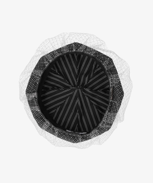 kaorinomori（カオリノモリ）の「カオリノモリ　ロイベレー（ハンチング/ベレー帽・レディース・ネイビー/ブラック・M/57.5cm）」の7枚目の写真