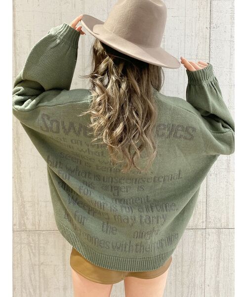 GYDA（ジェイダ）の「長袖ニット（ニット/セーター・レディース・ベージュ・FREE）」の9枚目の写真