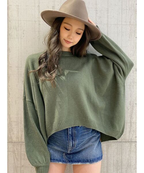 GYDA（ジェイダ）の「長袖ニット（ニット/セーター・レディース・ベージュ・FREE）」の5枚目の写真