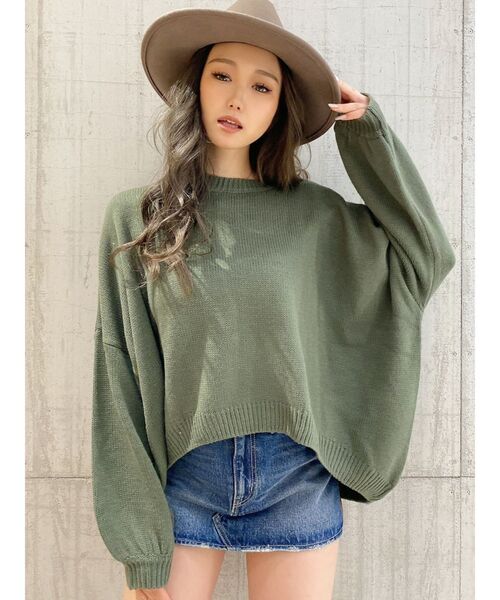 GYDA（ジェイダ）の「長袖ニット（ニット/セーター・レディース・ベージュ・FREE）」の7枚目の写真