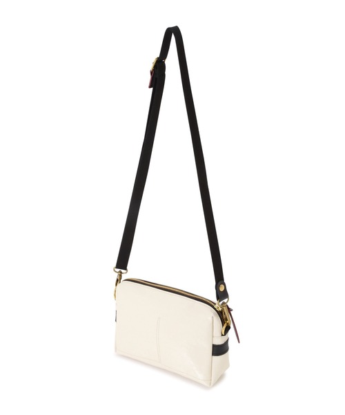 Jack Gomme（ジャックゴム）の「◆【JACK GOMME】MINI Cross Body（ショルダーバッグ・レディース・ホワイト/カーキ・ﾌﾘ-）」の4枚目の写真