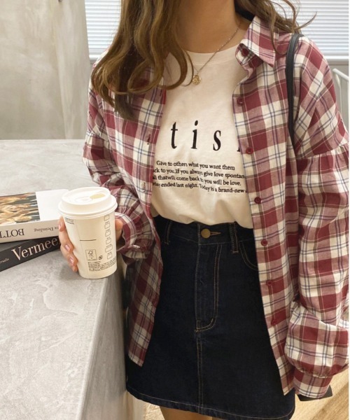 apres jour（アプレジュール）の「アソートチェックシャツ【ZOZOTOWN限定アイテム】（シャツ/ブラウス・レディース・ブラック系その他/レッド系その他/ブルー系その他・フリー/X-LARGE）」の3枚目の写真