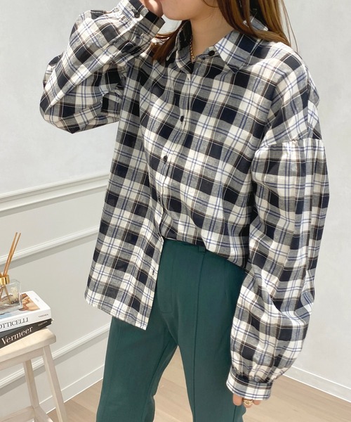 apres jour（アプレジュール）の「アソートチェックシャツ【ZOZOTOWN限定アイテム】（シャツ/ブラウス・レディース・ブラック系その他/レッド系その他/ブルー系その他・フリー/X-LARGE）」の22枚目の写真