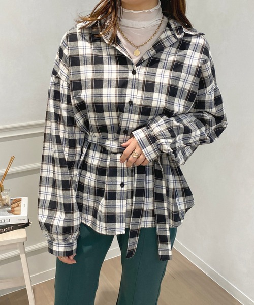 apres jour（アプレジュール）の「アソートチェックシャツ【ZOZOTOWN限定アイテム】（シャツ/ブラウス・レディース・ブラック系その他/レッド系その他/ブルー系その他・フリー/X-LARGE）」の20枚目の写真