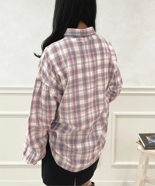 apres jour（アプレジュール）の「アソートチェックシャツ【ZOZOTOWN限定アイテム】（シャツ/ブラウス・レディース・ブラック系その他/レッド系その他/ブルー系その他・フリー/X-LARGE）」の5枚目の写真